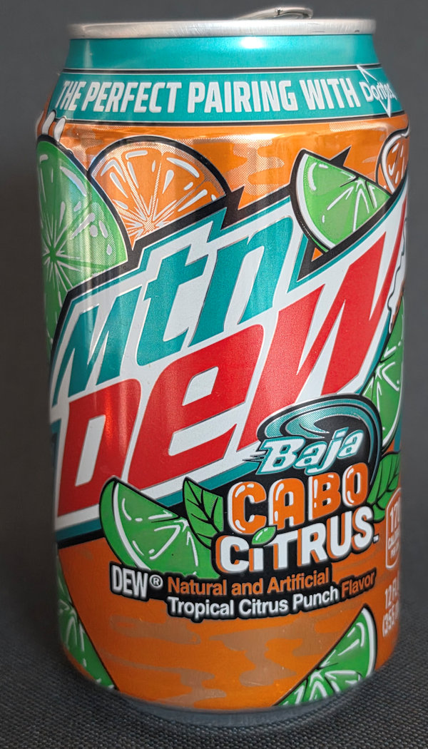 mtn dew Baja Carbo Citrus 2025