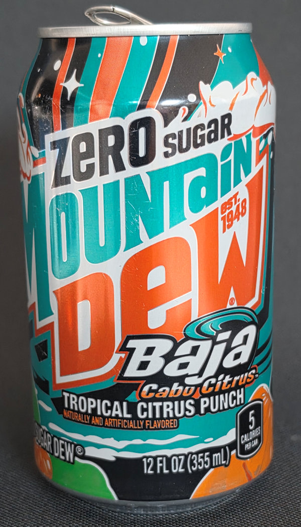 mtn dew Baja Cabo Citrus Zero 2026