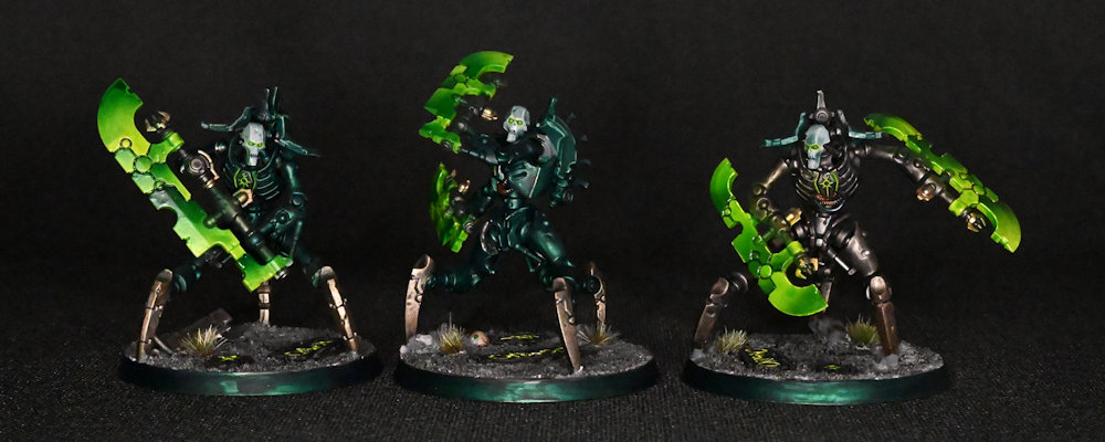 Skorpekh Destroyers der Necron Tsarakura Dynasty